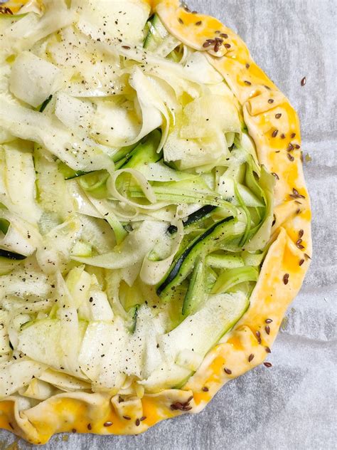 Tarte Rustique Courgettes Pesto Burrata Grignotine