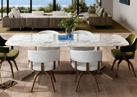 Natuzzi Italia Campus Dining Table Midfurn Furniture Superstore