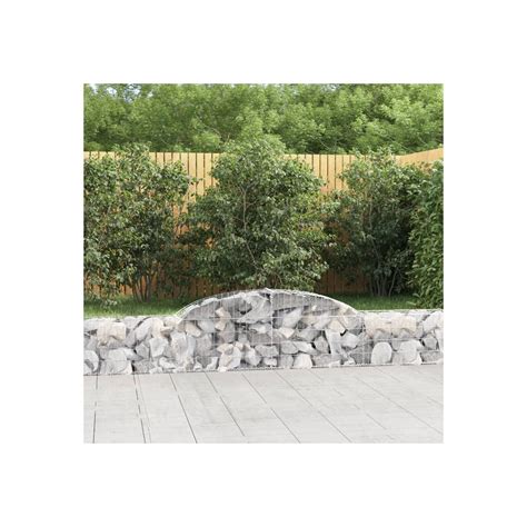 Paniers À Gabions Arqués 15 Pcs 300x30x40 60 Cm Fer Galvanisé Vidaxl à