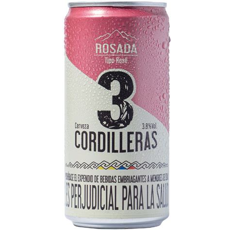 CERVEZA ARTESANAL ROSADA LATA 3CORDILLERAS 269 ML Pal Ahorro