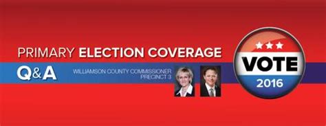 Williamson County Commissioner Precinct 3 • Republican Primary