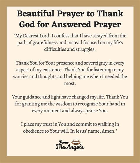 5 Beautiful Prayers For Thanking God For Answered Prayers