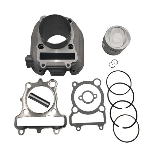 71mm Cylinder Head Gasket Piston Ring Pin Full Set For Jianshe 250 Atv