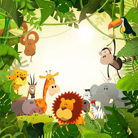 Cartoon Jungle Book Animals