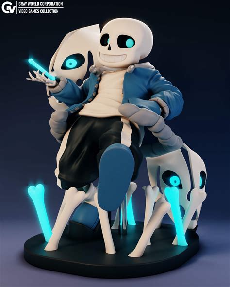 Sans - Undertale 3D Model by Gray World Corporation