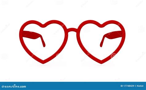 Heart Glasses Stock Illustration Illustration Of Horizontal 17748429