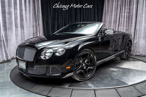 Used 2012 Bentley Continental Gtc Convertible Mulliner Package Triple Black For Sale Special