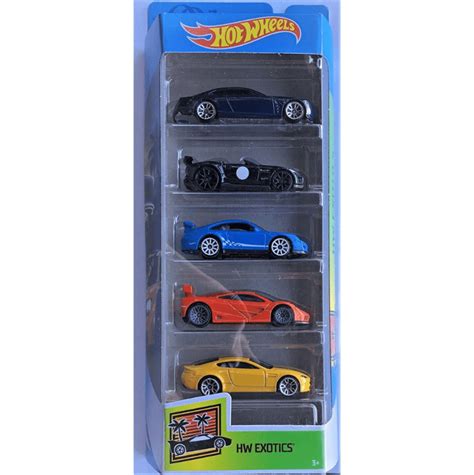 Kit Carrinhos Hot Wheels 5 Carros Hw Exotics Mattel Mattel Nunca Usado 69240742 Enjoei