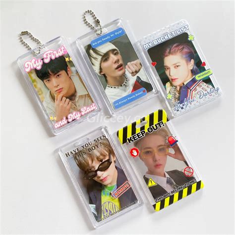 Jual Acrylic Photocard Holder Transparan Clear Cahol Transparant