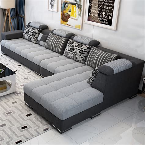 Купить Диван Ткань диван минималистский современная съемный и моющийся ...