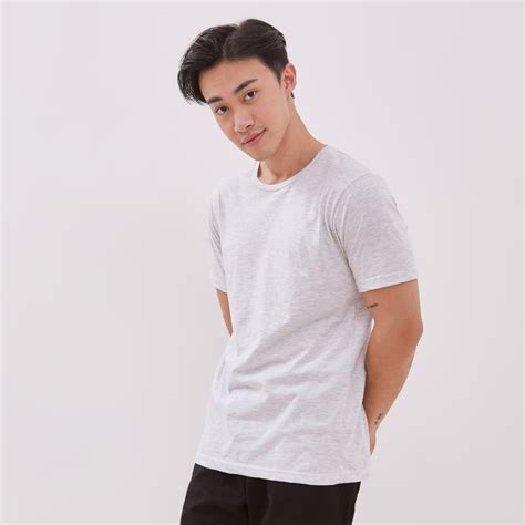 Jual Koze Misty Comfort Grey T Shirt Kaos Polos Abu Abu Misty