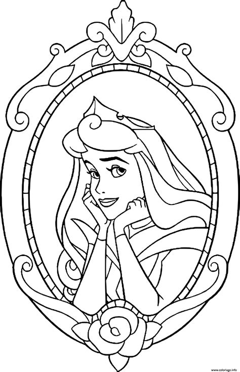 Coloriage Princesse Aurore De La Belle Au Bois Dormant JeColorie