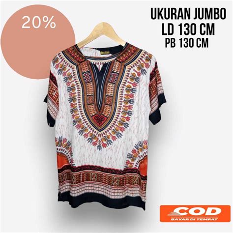 Jual Terlaris Baju Kaos Dashiki Jumbo Baju Kaos Bangkok Baju Bali Etnik