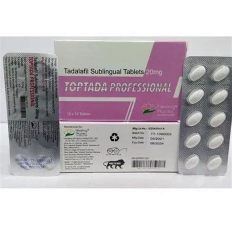 Toptada Tablet At Rs Stripe Tadalafil Tablets In Nagpur Id