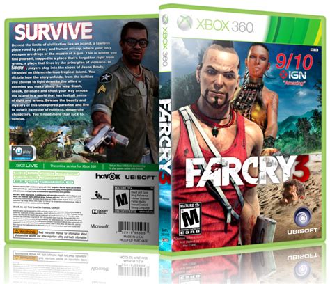 Far Cry 3 Xbox 360 Box Art Cover By J0rd4n