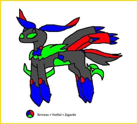 Download Hd Xerneas Yveltal Zygarde Fusion Pokemon Xerneas Yveltal