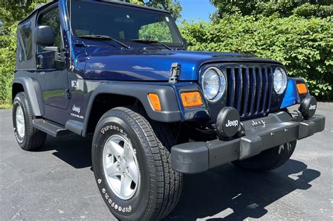 No Reserve 42k Mile 2004 Jeep Wrangler X 5 Speed For Sale On Bat