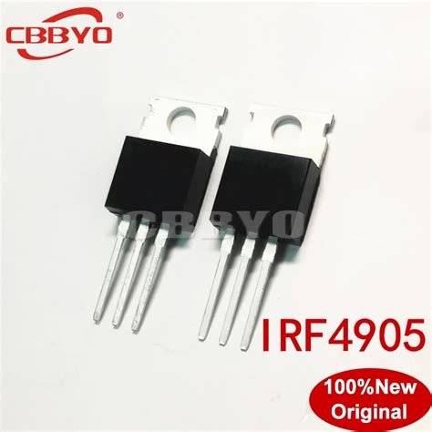 50PCS IRF4905 IRF4905PBF TO 220 MOS 74A 55V 200W 100 ใหม 100 pcs 10