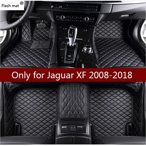 Flash Mat Leather Car Floor Mats For Jaguar Xf 2008 2013 2014 2015 2016