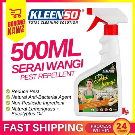 Ml Kleenso Serai Wangi Anti Bacterial Pest Repellent Penyembur