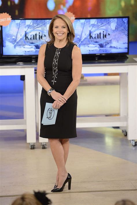 Katie Couric Fashion Dress And Stockings Bloomingdale Dresses