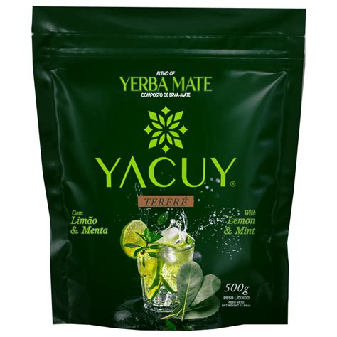 Yerba Mate Yacuy Terere Lemon Mint G Yerbamarket