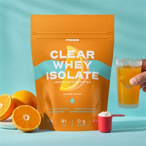 Clear Whey Isolate Laranja 500 g Alimentação Diet Prozis