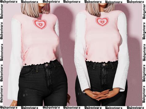 Shirt S Babyetears On Patreon Sims Mods Clothes Sims Sims