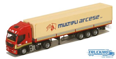 Awm Multipli Arcese Iveco Stralis Hiway Curtainside Semitrailer