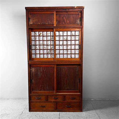 Traditional Japanese Tansu Storage Cabinet, 1920s | #269310