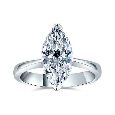 MARQUISE SOLITAIRE RING – 18 KARAATS