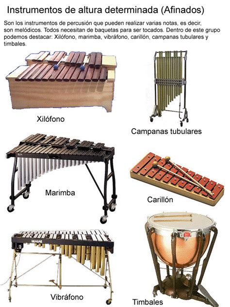 Instrumentos de percusión Icarito