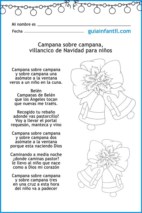 Letra Del Villancico Campana Sobre Campana