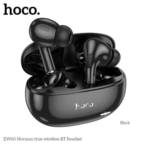 Hoco Ew Plus Norman True Wireless Anc Bt Headset Black Color