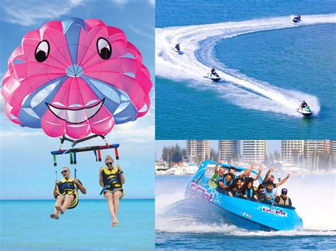 Jet Boat Parasailing 30min Jet Ski Safari 2ppl Gold Coast Jet