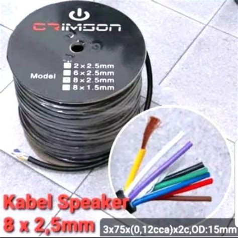 Kabel Speaker Crimson X Serabut Tembaga Harga Ecer Per Meter