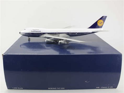 Boeing 747-200 Lufthansa "Classic livery" D-ABZA Inflight200 WB-Classic ...