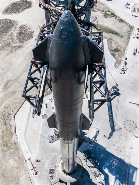 Spacex Starship Stacked And Waiting For Faa Launch License