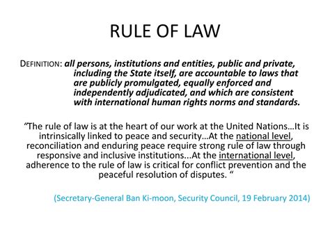 Ppt Rule Of Law Powerpoint Presentation Free Download Id 874774