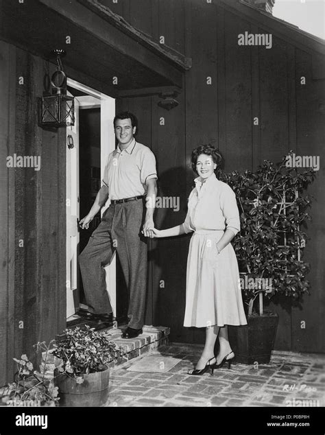 Stars: ROCK HUDSON; PHYLLIS GATES Stock Photo - Alamy