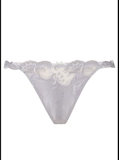 Lise Charmel Splendeur Soie Sexy String Platine Honeys Lingerie