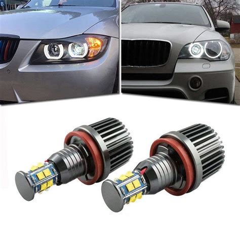 Bmw E92 E90 E82 E80 E89 X6 Led Angel Eye 120w 2600lm Light Bulbs