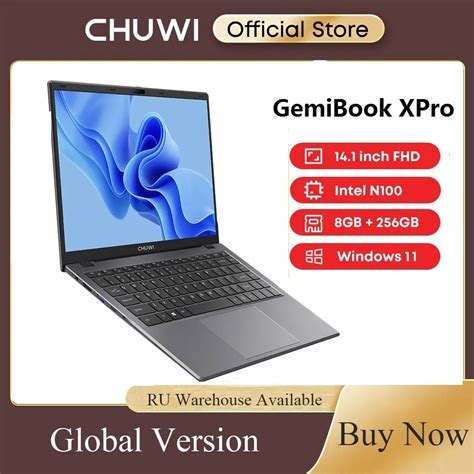 Chuwi Pc Portable Gemibook Xpro Avec Cran Uhd De Pouces