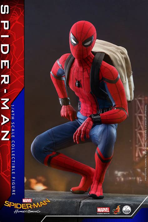 Spider Man Homecoming Quarter Scale Spider Man Figure By Hot Toys The Toyark News