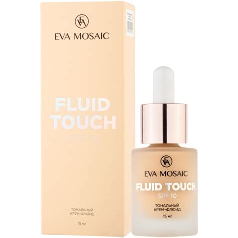 Тональный крем-флюид EVA MOSAIC Fluid Touch тон 03 Светло-розовый, 15 ...