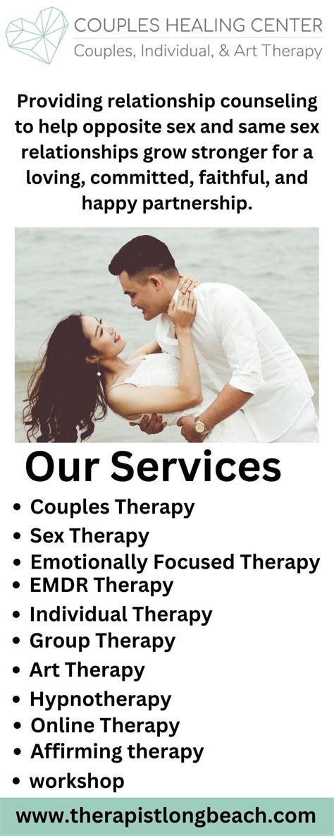 Enhance Your Relationship With Couples Therapy Services Long Beach