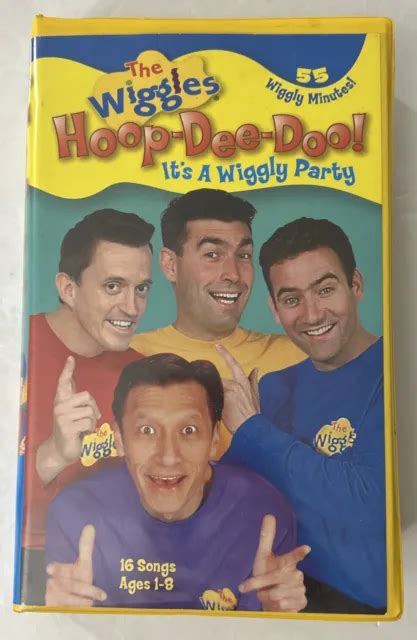 The Wiggles Hoop Dee Doo Wiggly Party Vhs 2002 Kids Songs Used Fast