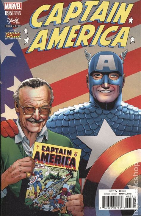 Captain America Cover 695 John Cassaday Feat Stan Lee In Andy Wurst