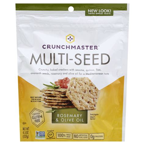 Crunchmaster Rosemary Olive Oil Multi Seed Crackers Oz Shipt