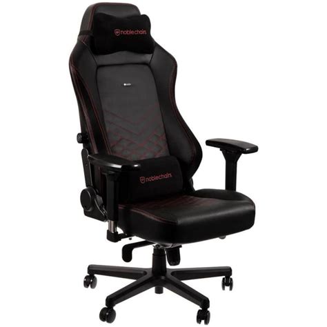 Noblechairs Hero Series Pu Faux Leather Blackred Gaming Chair Chairs